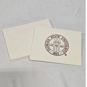 Florida State University FSU Seal Blank Note Cards with Envelopes Set of 12